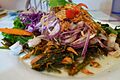 Ensaladang kangkong (morning glory salad, Philippines)