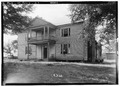 FRONT (SOUTH), AND EAST SIDE OF SECOND HOUSE - Taylor-Cunningham House (second), Bellevue Road, Rogersville, Lauderdale County HABS ALA,39-ROG.V,3-1