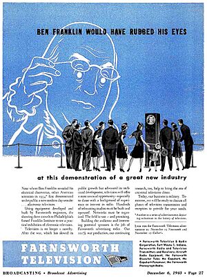 Farnsworth television advertisement (1943)
