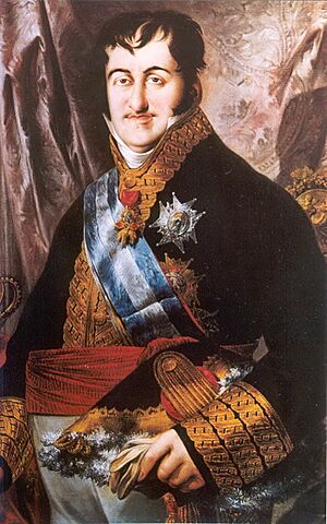 Fernando VII con traje de capitán general (Museo de Bellas Artes de Valencia)