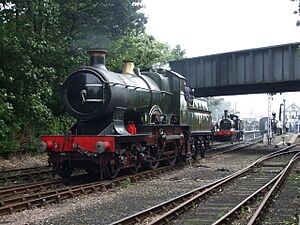 GWR 3440 City of Truro backing into the station - geograph.org.uk - 1479894