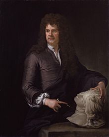 Grinling Gibbons by Sir Godfrey Kneller, Bt
