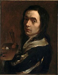 Guillaume Courtois - Presumed self-portrait