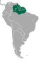 Guyanan Red Howler area