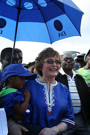 Helen Zille in Mpumalanga 2011