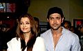 Hrithik and Aishwarya at the premiere of Guzaarish, 2010