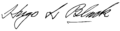 Hugo L. Black signature