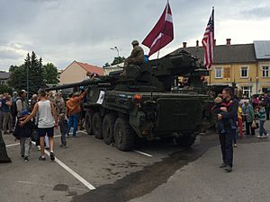 ICV Stryker in Latvia.2016.