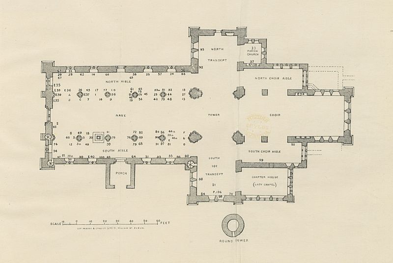 Image taken from page 47 of 'Handbook to the Cathedral Church of St. Canice, Kilkenny. Edited by R. L'