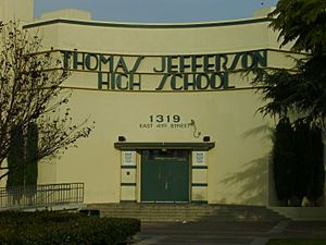 Jefferson high front entrance2