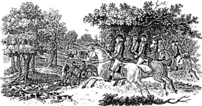 John & Thomas Bewick. Image from The Chase by William Somervile. 1802 10