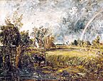 John Constable - Cottage at East Bergholt