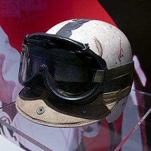 John Surtees helmet and racing goggles Museo Ferrari