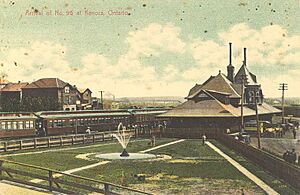 Kenora CPR colour postcard
