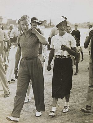 King Edward VIII and Mrs Simpson on holiday in Yugoslavia, 1936