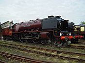 LMS 46233 Duchess of Sutherland at Didcot Railway centre (geograph 1692948).jpg