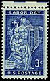 Labor Day 3c 1956 issue U.S. stamp