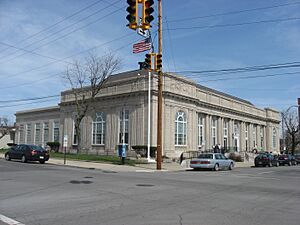 Lima post office from southwest
