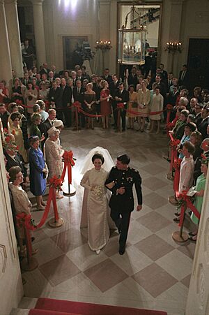 Lynda Bird Johnson and Charles Robb wedding