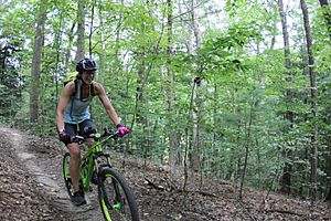 MTB cyclist (Mohican State Park)