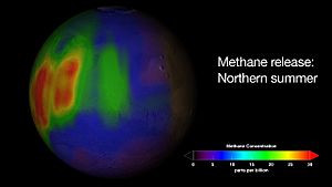 Martian Methane Map