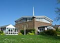 Merrow Methodist Church, Sheeplands Avenue, Merrow (April 2014, from Southwest) (4)
