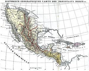 Mexiko und Mittelamerika 1829