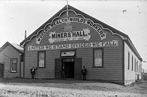 Miners' Hall, Runanga, ca 1910