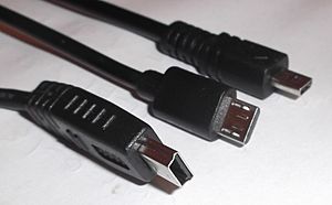 Mini, micro and J10 USB connectors