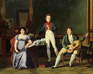 Musician and his family