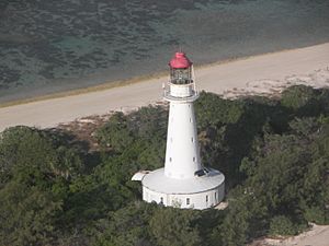 North Reef Light from above