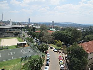 Overlooking east campus from the SRC offices