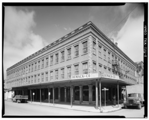 PRINCIPAL (SOUTH) AND EAST SIDES - Hendley Building, 2000-2016 Strand, Galveston, Galveston County, TX HABS TEX,84-GALV,37-1