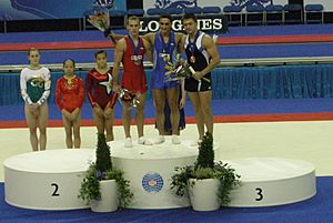 PodiumVault2009WorldArtisticGymnasticsChampionships