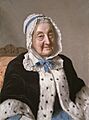 Portrait of Marthe Marie Tronchin, Jean-Étienne Liotard, c. 1758, pastel on vellum, 61 by 47 cm, Art Institute Chicago
