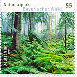Postwertzeichen DPAG - Bayerischer Wald 2005 hi res scan