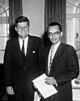 President John F. Kennedy with Ambassador of El Salvador, Dr. Francisco Roberto Lima.jpg