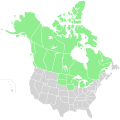 Range map-Senecio congestus-North America