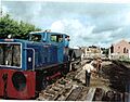 Relaying track at Dereham