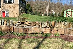Retaining Wall, Old Bowerstown Road, Bowerstown, NJ