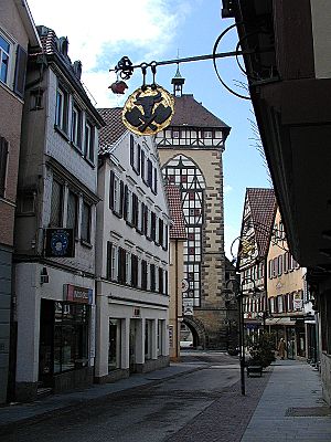 A street view of Reutlingen