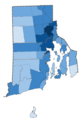 Ri towns by population