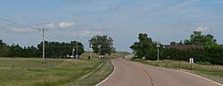 Ringgold, seen from the west along Nebraska Highway 92