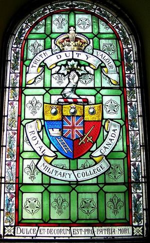 Royal Military College of Canada stained glass window St. Andrew's Presbyterian Church (Kingston, Ontario)