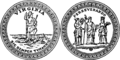 Seal of Virginia (1894), obverse and reverse