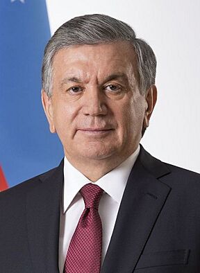 Portrait of Shavkat Mirziyoyev