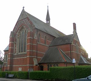St Philip's Church, New Church Road, Hove (NHLE Code 1187579) (September 2012) (7).JPG