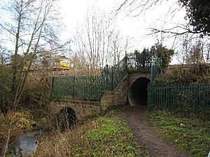 Stroudwater Canal culvert under Bristol and Gloucester Line - geograph.org.uk - 1052870