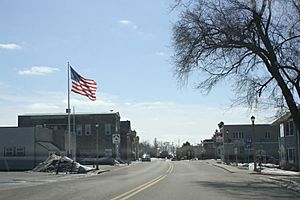Looking west at downtown Sullivan