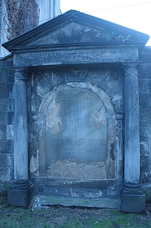 The grave of Benjamin Bell, Canongate Kirkyard, Edinburgh